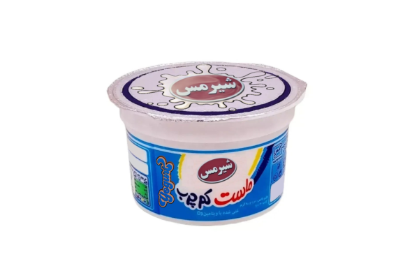 ماست کم چرب تک نفره شیر مس ۹۰ گرمی